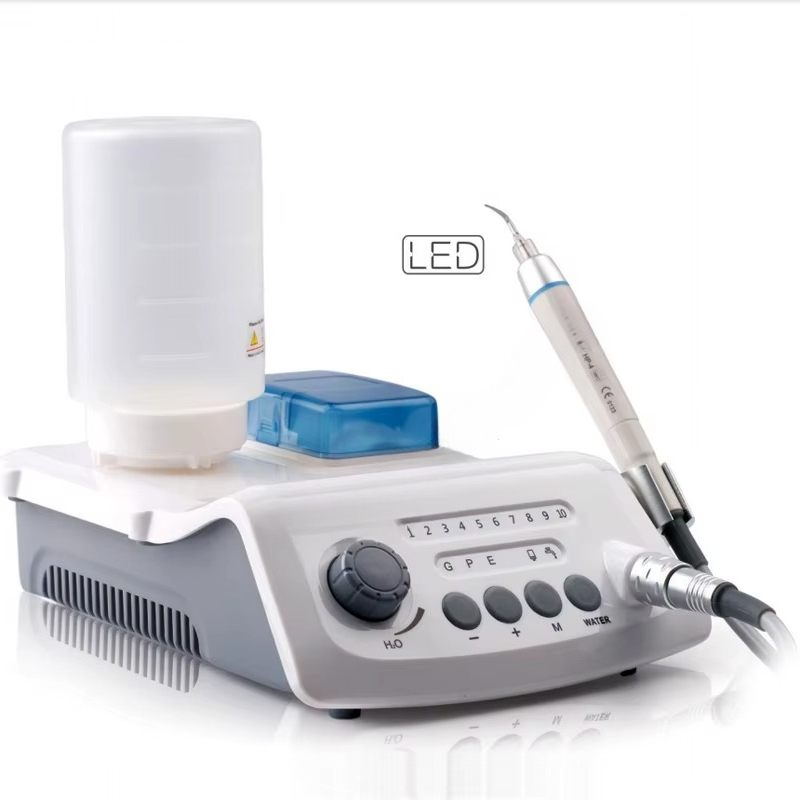 Dental Ultrasonic Scaler - เครื่องขูดหินปูนด้วยคลื่นเสียงความถี่สูงสำหรับทันตกรรม ใช้ในการล้างคลองรากฟัน พร้อมด้ามจับแบบถอดได้และไฟ LED