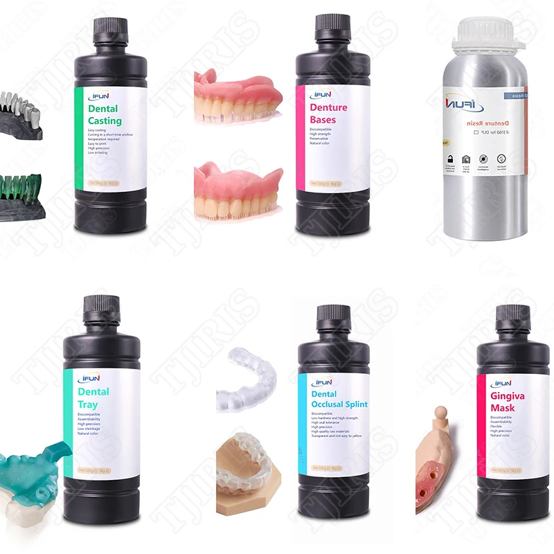 Dental 3D Printer Resin - IFUN เรซินสำหรับเครื่องพิมพ์ 3 มิติ ขนาด 1