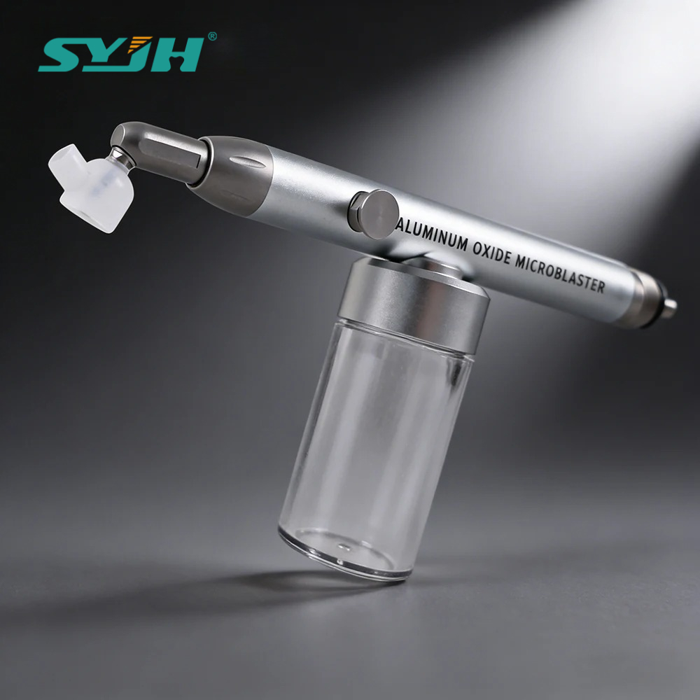 Dental Lab Dust Collector - ปืนพ่นทรายอลูมิเนียมออกไซด์ SYJH สำหรับทันตแพทย์ เครื่องพ่นทรายไมโครเอ็ทเชอร์ ปืนพ่นทรายอลูมินา เครื่องขัดผิวด้วยลม