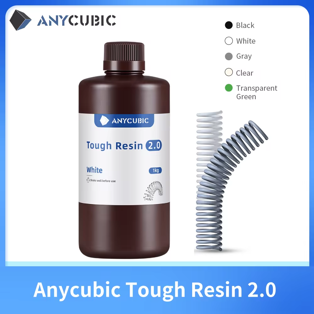 Dental 3D Printer Resin - Anycubic ยืดหยุ่น Tough เรซิ่น 2.0 LCD