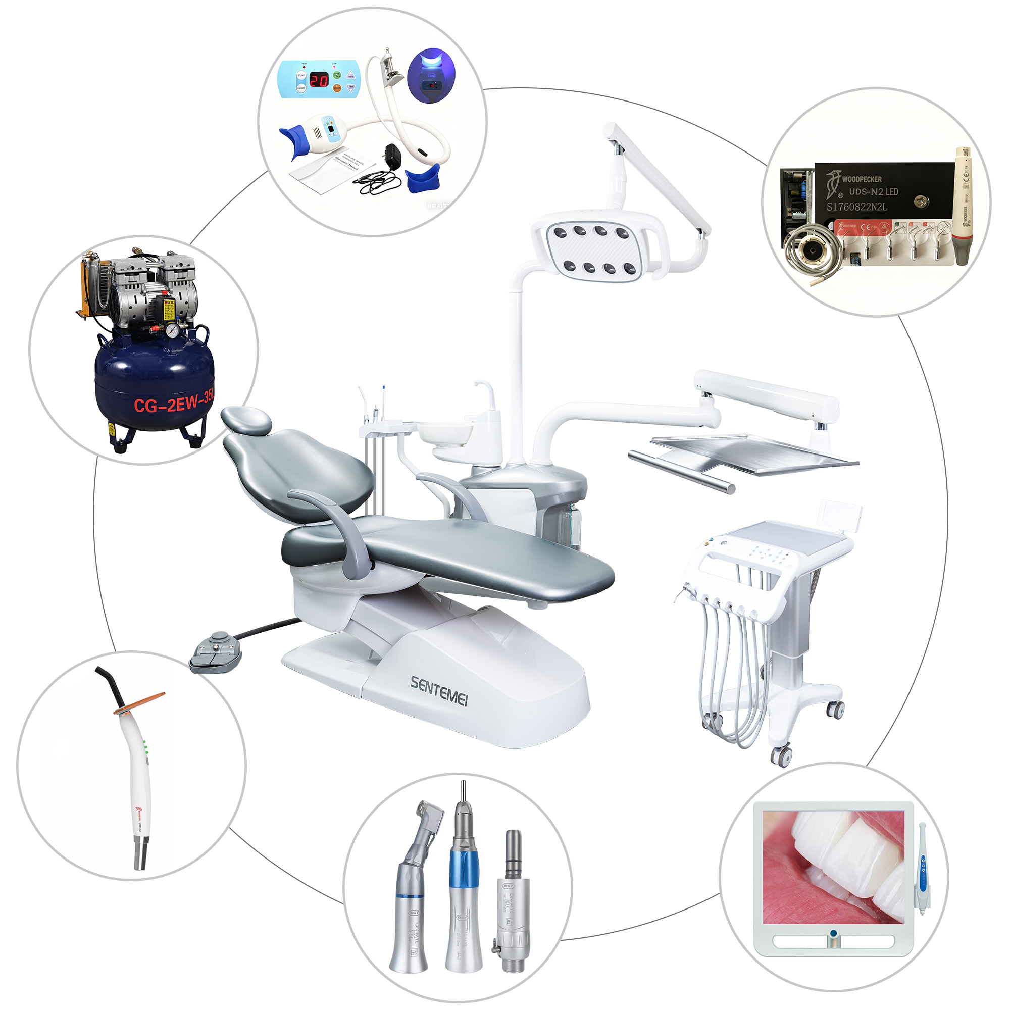 ชุดเก้าอี้ทันตกรรมคุณภาพสูงครบ - Dental Chair Unit Complete บทวิจารณ์และราคา