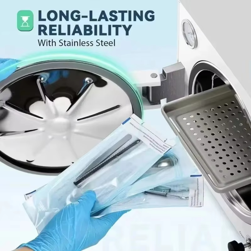 เครื่องนึ่งฆ่าเชื้อแบบแนวตั้งข - Dental Autoclave Sterilizer 18L บทวิจารณ์และราคา