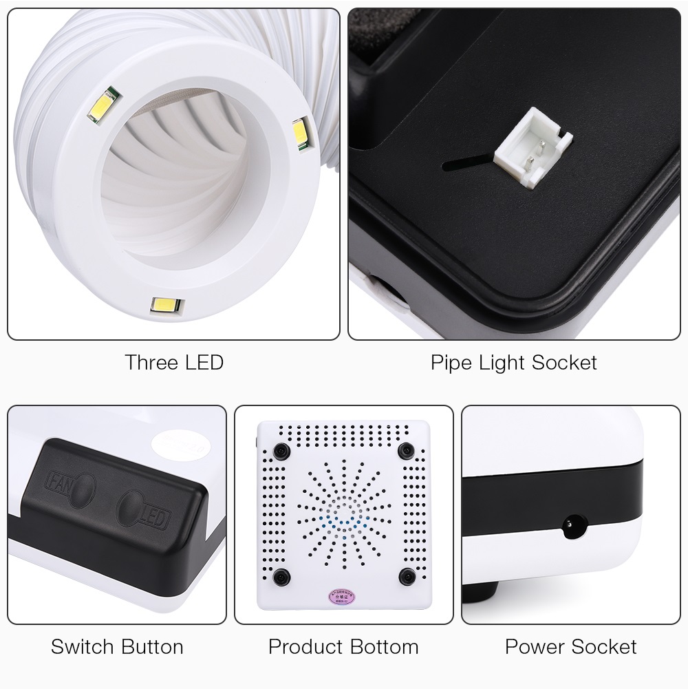 60W LED ทันตกรรมเครื่องดูดฝุ่น - Dental Lab Dust Collector บทวิจารณ์และราคา