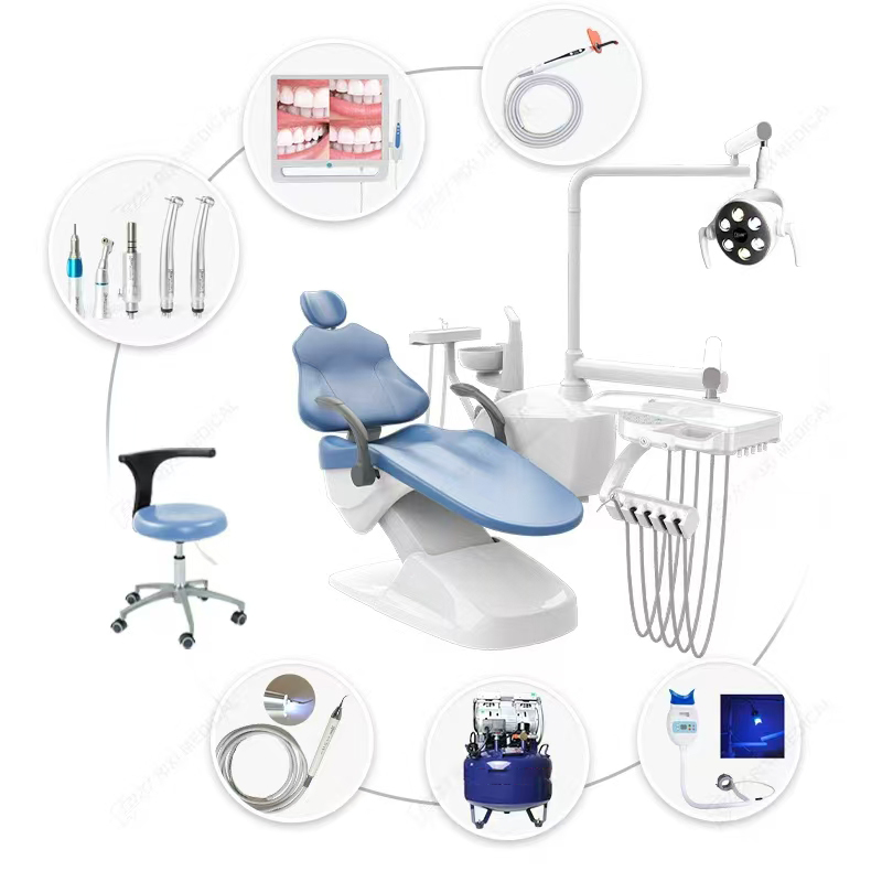 กระโถนแบบถอดได้ 90 °   เก้าอี้ - Dental Chair Unit Complete บทวิจารณ์และราคา